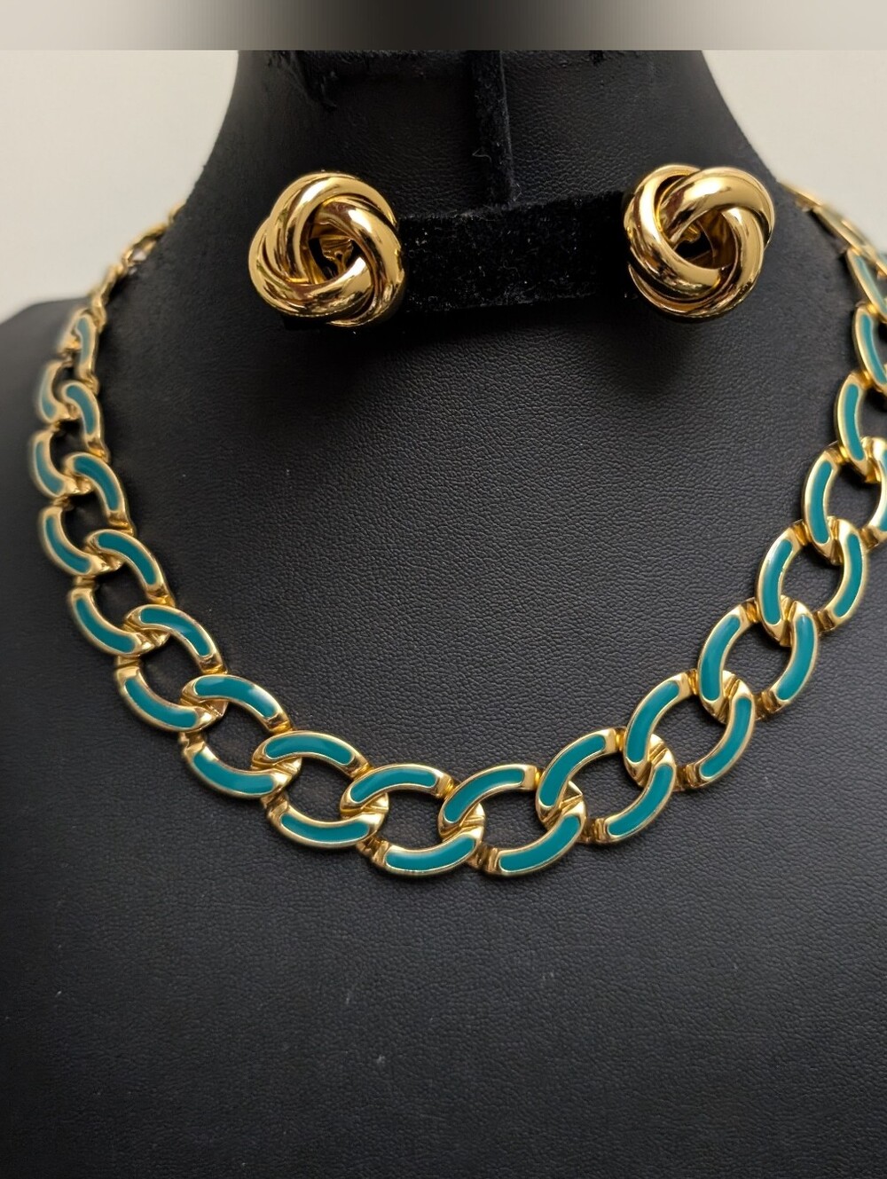 #66. Vintage Monet Necklace & Earrings Set